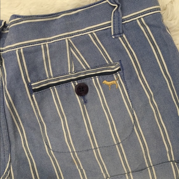 Victoria’s Secret PINK Pinstriped Jean Shorts - Picture 5 of 6